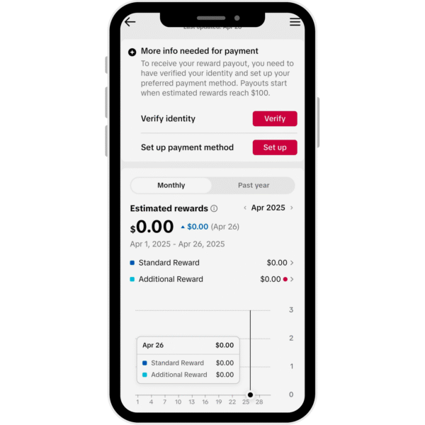 tiktok usa monetized account